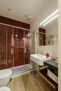 Koupelna v ubytování Le vestali Guest House