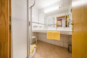 Koupelna v ubytování Hotel Sonnenheim