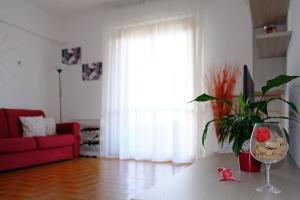 A seating area at La Casina di Certaldo