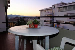 A balcony or terrace at La Casina di Certaldo