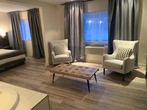 Posezení v ubytování Hotel Newstar Montréal