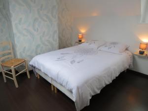 Ένα ή περισσότερα κρεβάτια σε δωμάτιο στο Etape Fécampoise
