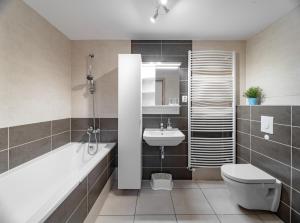 Kúpeľňa v ubytovaní Apartmán Benedikt - soukromá zahrádka