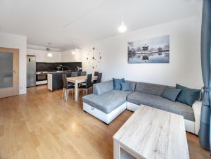 Kuchyňa alebo kuchynka v ubytovaní Apartmán Benedikt - soukromá zahrádka