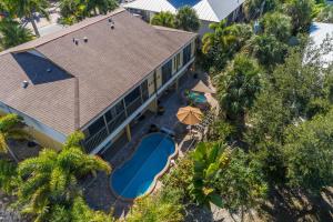an overhead view of a resort with a swimming pool at #1 Island Hideaway PICK ME!!! in Fort Myers Beach