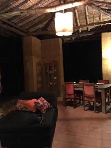 Χώρος καθιστικού στο El Paraiso Posada Finca San Vicente