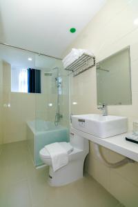 Phòng tắm tại HaTa Hotel