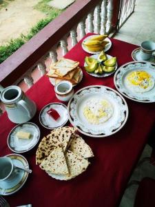 Možnosti raňajok pre hostí v ubytovaní Misty Mount Homestay
