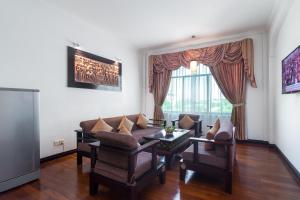 TV a/nebo společenská místnost v ubytování Kingdom Angkor Hotel