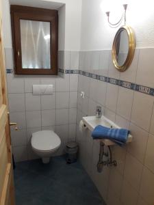Kúpeľňa v ubytovaní Stroneggerhof