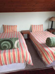 Postel nebo postele na pokoji v ubytování Riverfront Homestay