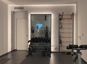 Posilňovňa alebo fitness centrum v ubytovaní VILLA COLLINA VERDE