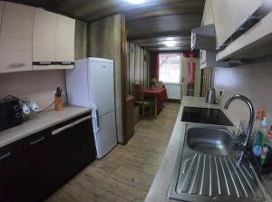 Η κουζίνα ή μικρή κουζίνα στο Domek Góralski Beskid Sądecki