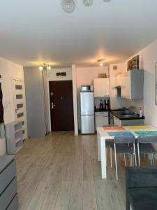 Kuchyňa alebo kuchynka v ubytovaní Apartamenty Bursztynowe w Kołobrzegu Sun&Relax