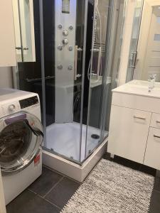 Ένα μπάνιο στο VEA Vienna Apartment