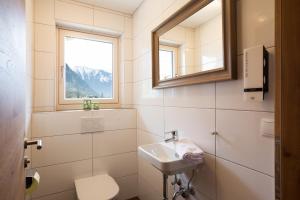 Koupelna v ubytování Appartement Freiblick + 21 fotografií