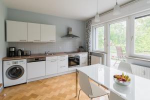 Kuchyň nebo kuchyňský kout v ubytování Villa Brodthage, App. 3