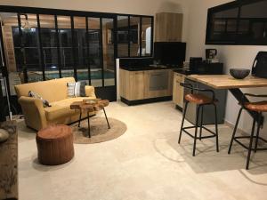 Cuisine ou kitchenette dans l'établissement A Camerina