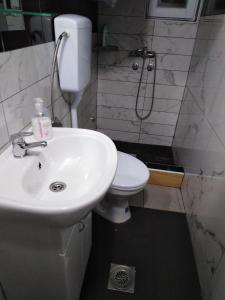 Phòng tắm tại Apartmani Marić in Vrnjacka Banja