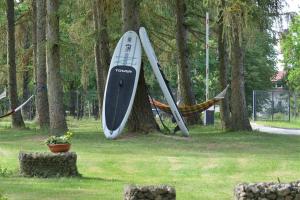 Zahrada ubytování Biržai camping