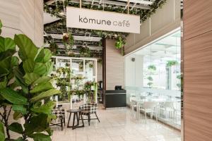 Restaurace v ubytování Komune Living