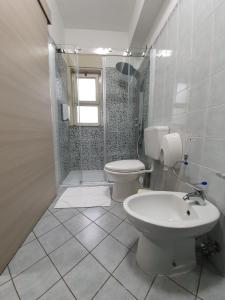 Koupelna v ubytování Hotel Casale dei Greci