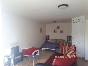 Postel nebo postele na pokoji v ubytování Bienvenue chez les GIBBS!