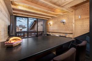 Χώρος καθιστικού στο Val Thorens-Cosy Duplex avec vue Silveralp