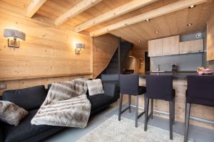 Val Thorens-Cosy Duplex avec vue Silveralpにあるシーティングエリア