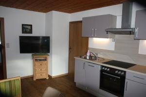 Kuchnia lub aneks kuchenny w obiekcie Zagglhaus