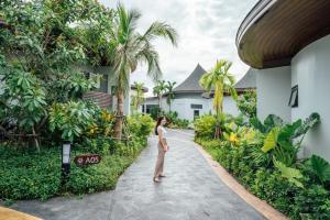 Zahrada ubytování Na Tree Tara Riverside Resort Amphawa Damnoensaduak
