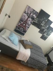 Postel nebo postele na pokoji v ubytování Hotel Lamminpää