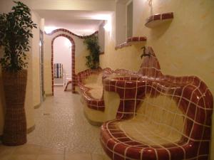 Istumisnurk majutusasutuses Hotel Gasthof Buchbauer