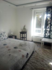 Postel nebo postele na pokoji v ubytování Rozinka apartman