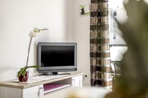 TV a/nebo společenská místnost v ubytování COOL APARTMAN