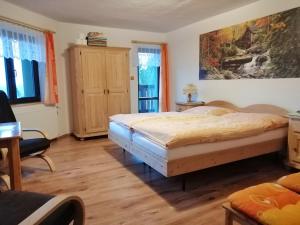 Postel nebo postele na pokoji v ubytování Penzion Nadějov