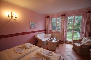 Posezení v ubytování Landhaus Alt Reddevitz
