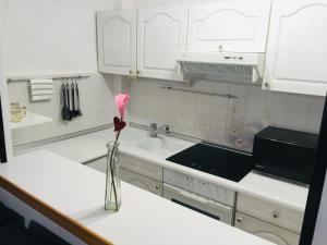 A kitchen or kitchenette at Albir cosy apartment
