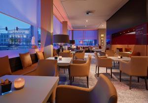 Predel za sedenje v nastanitvi Radisson Blu Hotel Leipzig