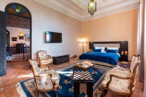 Postel nebo postele na pokoji v ubytování La Citadelle Marrakech + 37 fotografií