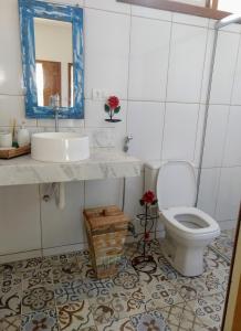 Koupelna v ubytování Pousadinha Vila Valentina + 28 fotografií