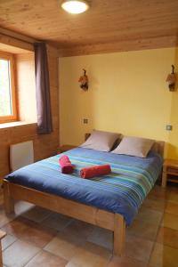 Postel nebo postele na pokoji v ubytování le Corral chambre d'hôte
