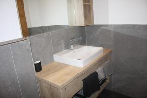 Koupelna v ubytování Appartement zur schlafenden Jungfrau