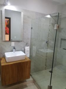 Kylpyhuone majoituspaikassa Villas Frida Kahlo