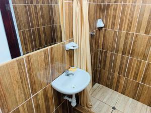Vonios kambarys apgyvendinimo įstaigoje Hospedaje Marbis