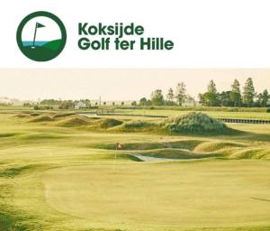 a picture of a golf course with the words koilus golffer hill at Luxury Suite Koksijde 010 Adult only! in Koksijde