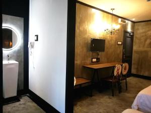 TV a/nebo společenská místnost v ubytování CJ HOUSE station 18 Ipoh
