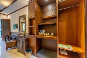 Kuchyň nebo kuchyňský kout v ubytování De Munut Balinese Resort
