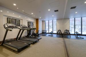 Fitness centrum a/nebo fitness zařízení v ubytování Yu Kiroro, Ski-in Ski-out Luxury Residences