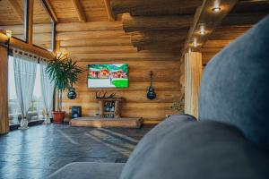 TV a/nebo společenská místnost v ubytování Prosilva House